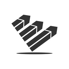 financial money logo template. Icon Illustration Brand Identity. Isolated and flat illustration. Vector graphic