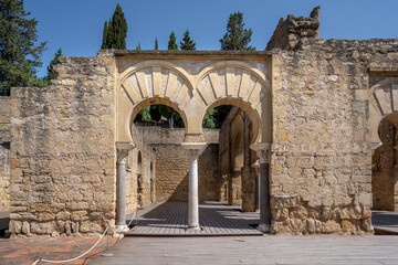 Upper Basilical Hall (or Dar al-Jund) at Medina Azahara (Madinat al-Zahra) - Cordoba, Andalusia, Spain