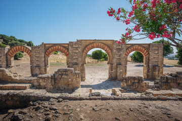 Portico (Bab al Sudda) at Medina Azahara (Madinat al-Zahra) - Cordoba, Andalusia, Spain