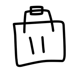 Shopping cart line icon 