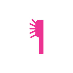 Brush Care Cat Solid Icon