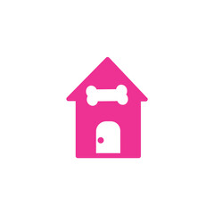 Canine Dog House Solid Icon