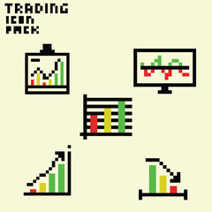 this is a business icon in pixel art with colorful color,this item good for presentations,stickers, icons, t shirt design,game asset,logo and project.