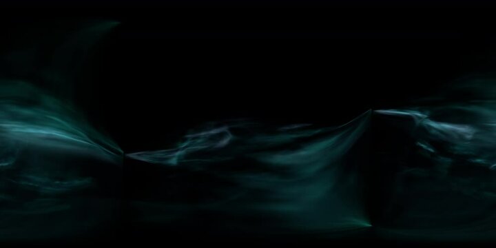 360 VR Light Flux 002: Virtual reality video traveling through fractal light forms (Loop). 