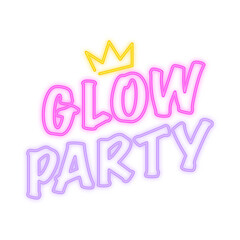 Glow Party Neon Sign