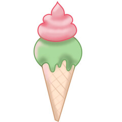 Summer sea beach cliparts illustration