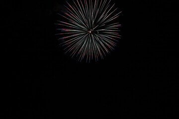 Fototapeta premium 日本の夜空の花火