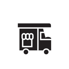 Naklejka premium Dessert Ice Cream Shop Icon