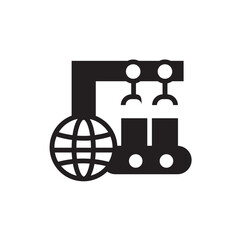 Export Import Manufacture Icon