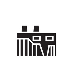 Factory Industry Building Icon