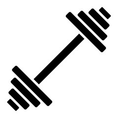 Dumbbell icon. solid icon