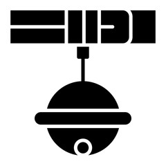 cat collar icon. solid icon