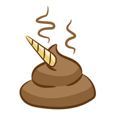 poop illustration vector