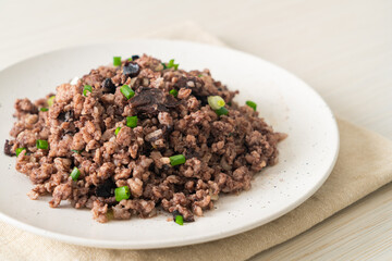 Stir-fried Chinese Olives with Minced Pork