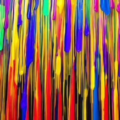 1480 Abstract Paint Drips: An artistic and abstract background featuring vibrant paint drips in dynamic and energetic colors, adding a sense of movement and artistic expression5, Generative AI