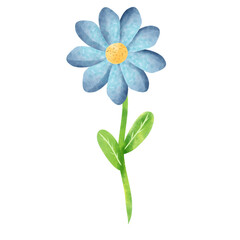 Naklejka na ściany i meble blue flower