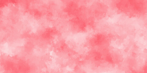 Fototapeta premium Abstract watercolor background with pink color. Fantasy light red, pink shades watercolor background. subtle watercolor pink gradient illustration. light sky pink watercolor scraped grungy effects.