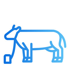 cow gradient icon