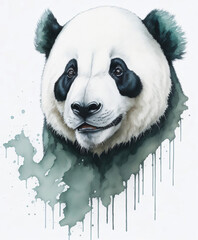 portrait of a panda