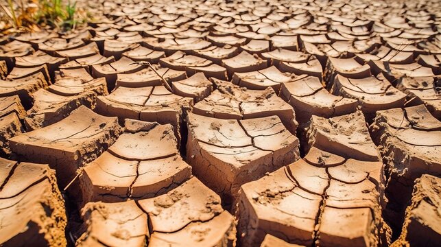 Broken soil in appear truly essentially abhor toward of the truth that dry spell. Environment and environment the issue of dry season. Creative resource, AI Generated
