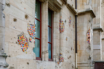 Cityscape of Rouen. Rouen in northern France on River Seine - capital of Upper Normandy region and historic capital city of Normandy.