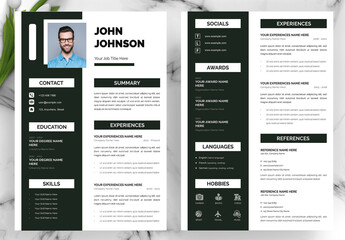 Adventure Inspired Resume Design Templates
