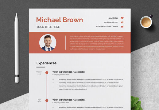 Retro-Inspired Resume Design Templates