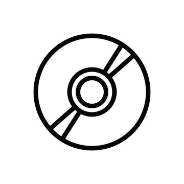 CD Disc Vector Icon