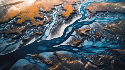 Screen saver background abstract pattern of rivers, running water and natural landscapes

Made with the highest quality generative AI tools - obrazy, fototapety, plakaty