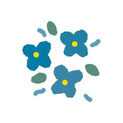 Naklejka premium Flowers