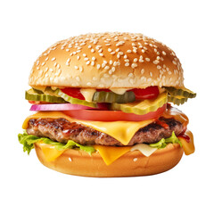 Burger created with Generative AI