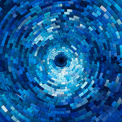 abstract background blue color created with Generative Ai technology