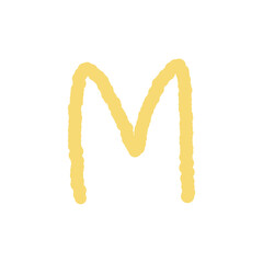 Fototapeta premium (uppercase) M