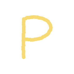 Obraz premium (uppercase) P