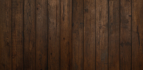 Brown wood texture from natural tree. Beautifully patterned wooden planks, hardwood floor background