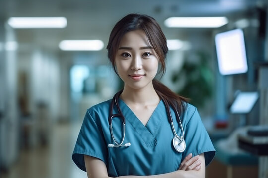 女性の看護師のイメージ：AI生成画像