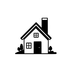 Fototapeta premium House vector illustration isolated on transparent background