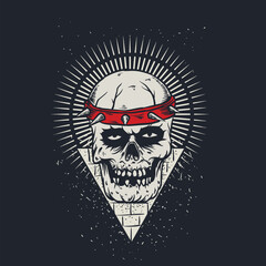 Skull Vintage Style-01
