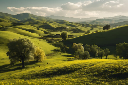 landscape in region country