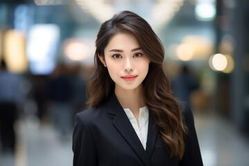 若い女性のビジネスマン：AI生成画像