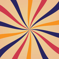 retro background with colorful stripes