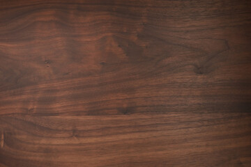 Oiled black walnut wood texture for background