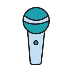 Filled Line MICROPHONE design vector icon design vector line icon svg