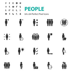 set of people icons, person, avatar