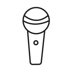 MICROPHONE design vector icon design vector line icon svg