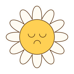 Cute retro Groovy Flower 