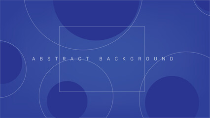 Fototapeta premium Abstract blue color background. Dynamic shapes composition