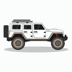 jeep model vector design