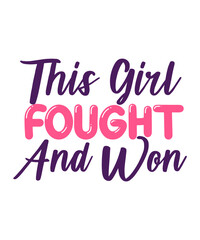 Breast Cancer SVG Bundle Cut Files, Vector Printable Clipart, Cancer Awareness SVG, Pink Ribbon Svg, Cancer Shirt Print Svg