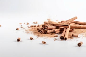Cinnamon sticks food. Generate Ai
